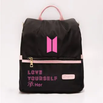BTS School Backpack — Beige Premium Ver.