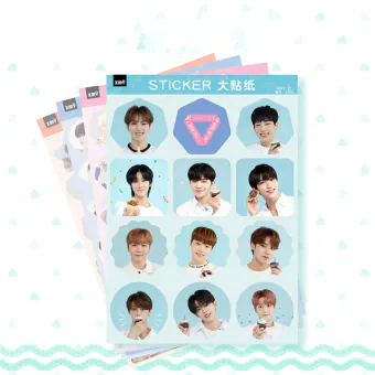 ستيكرات Seventeen — إصدار "SEVENTEEN" — لزجاجات الماء — Seventeen Oversized Ver.