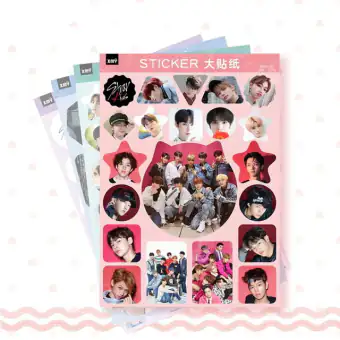 Stray Kids Sticker Pack Water Bottle Safe — White Premium Ver.