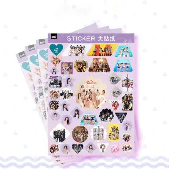 ستيكرات Twice — إصدار "TWICE" — هدية لطيفة — Twice Limited Edition