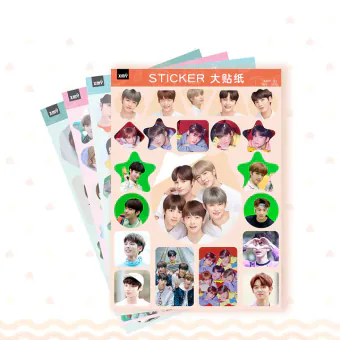 TXT Sticker Pack Notebook Decor — Pink Casual Ver.