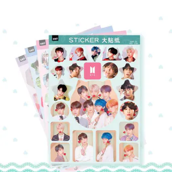 ستيكرات BTS — إصدار "BTS" — لزجاجات الماء — BTS Limited Edition