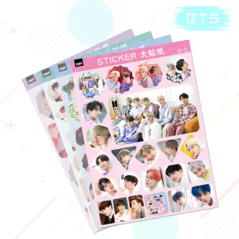 ستيكرات BTS — إصدار "BTS" — لزجاجات الماء — BTS Limited Edition