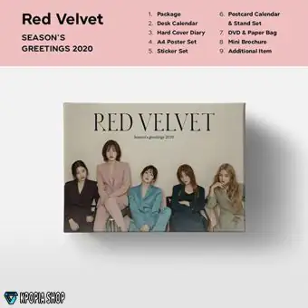 البوم اصلي Red Velvet 2020 SEASONS GREETINGS الكمية محدودة