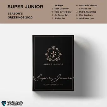 Official Product Super Junior 2020 SEASONS GREETINGS الكمية محدودة