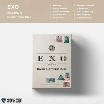 البوم اصلي EXO 2020 SEASONS GREETINGS الكمية محدودة
