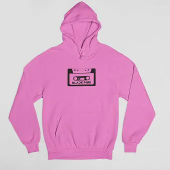 Black Pink Zip Hoodie Signature — Green Deluxe Ver.