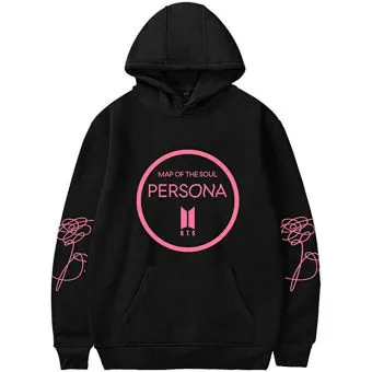 هودي يونيسكس Bts — إصدار "BTS" — Bts Black Hoodie
