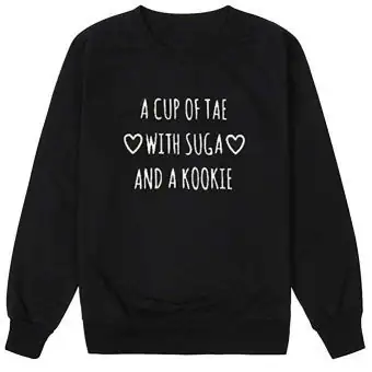 هودي سحاب Bts — إصدار "BTS" — Bts Black Hoodie