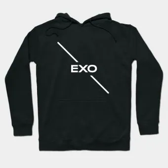 هودي بولوفر Exo — إصدار "Signature" — Exo Black Hoodie