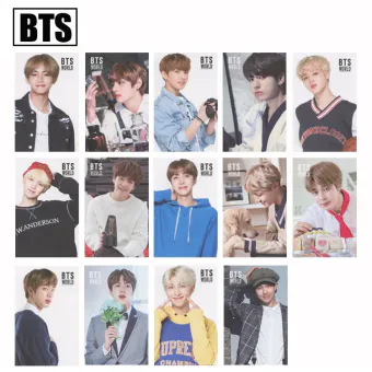 مجموعة فوتوكارد BTS — إصدار "BTS WORLD OST" • جاهز للعرض — BTS Random Pack
