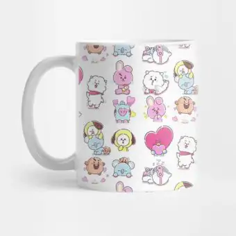 Bt21 Travel Mug — Purple Retro Ver.