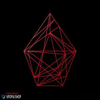 البوم اصلي PENTAGON Vol1 UNIVERSE THE BLACK HALL UPSIDE Ver