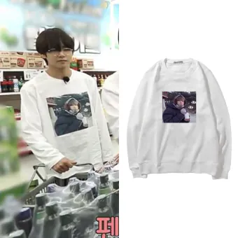 سويتشرت أوفرسايز Bts — إصدار "BTS" — Bts With Photocard