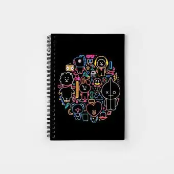 Bt21 Notebook — Red Retro Ver.