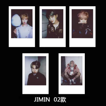 BTS Photocard Set JIMIN Display Ready — Silver Deluxe Ver.