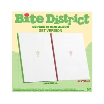 USPEER 1st Mini Album BITE DISTRICT Full Set 2CD