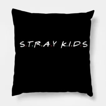 Stray Kids Throw Pillow — Beige Retro Ver.