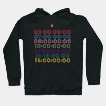 هودي Bts — إصدار "BTS" — Bts Black Hoodie