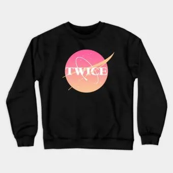 Twice Crewneck Sweatshirt Signature — Pink Premium Ver.