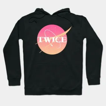 Twice Oversized Hoodie Signature — Pink Casual Ver.