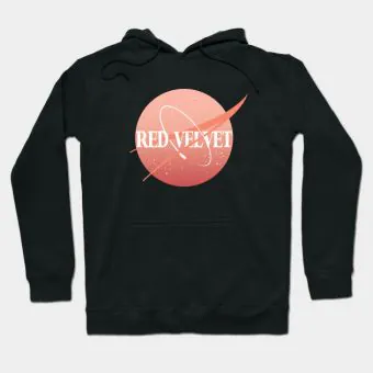 Red Velvet Zip Hoodie Signature — Green Edition