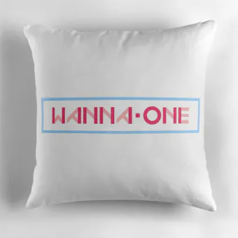 Wanna One Throw Pillow — Pink Collectible Ver.