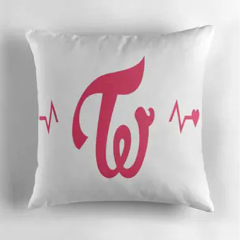 Twice Throw Pillow — Purple Edition