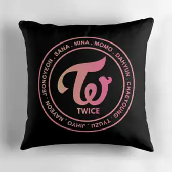 Twice Throw Pillow — Red Casual Ver.