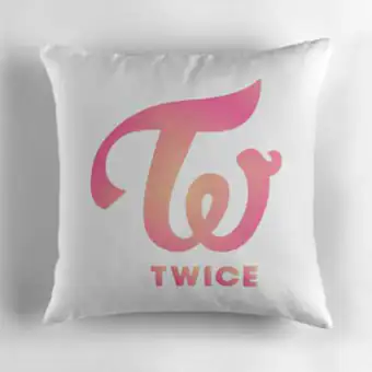 Twice Throw Pillow — Black Deluxe Ver.