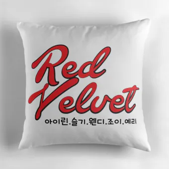 Red Velvet Plush Pillow Signature (Velvet) — Purple Stylish Ver.