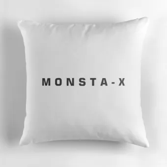 Monsta X Throw Pillow Monsta — Pink Retro Ver.