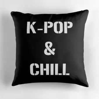 Kpop K pop Pillow Signature — Black Retro Ver.
