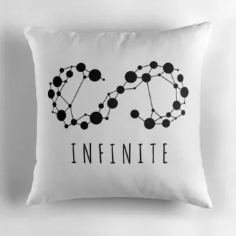 Infinite Throw Pillow — Blue Exclusive Ver.