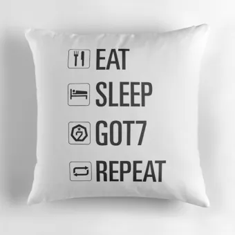 Got7 Throw Pillow — Silver Classic Ver.