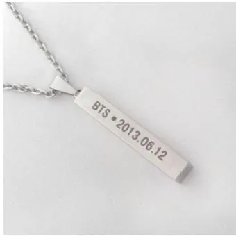 BTS Pendant Necklace — Purple Exclusive Ver.