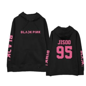 Black Pink Zip Hoodie Signature — Limited Ver.