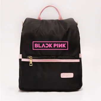 Black Pink School Bag object — Beige Casual Ver.