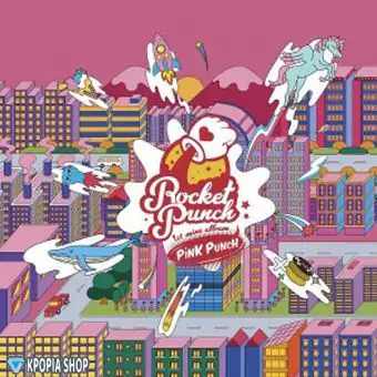 Official Album ROCKET PUNCH Mini Album Vol1 PINK PUNCH