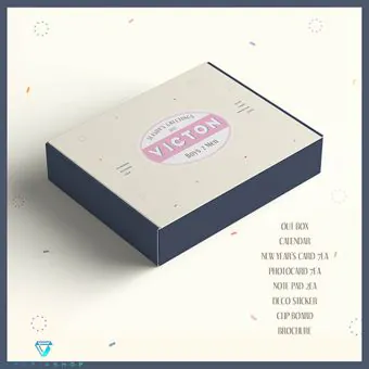البوم اصلي VICTON 2021 VICTON SEASONS GREETINGS Boys 2 Men
