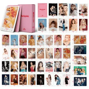 Black Pink Photocard Set WELCOME COLLECTION Daily Carry — Navy Edition