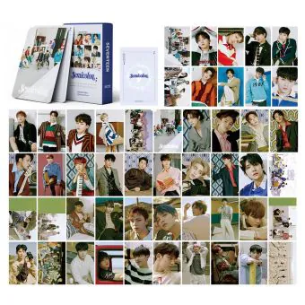 Seventeen Photocard Set Display Ready — Beige Retro Ver.
