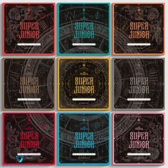 Official SUPER JUNIOR Vol10 The Renaissance SQUARE Style Random Ver