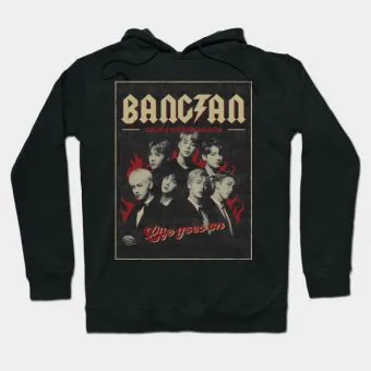 هودي Bts — إصدار "BTS" — Bts Black Hoodie