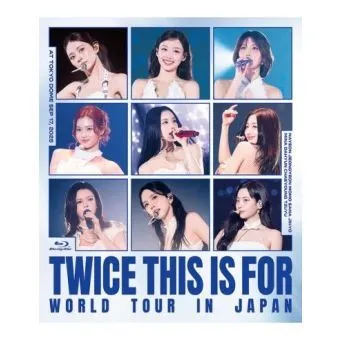 TWICE THIS IS FOR WORLD TOUR IN JAPAN Blu-ray النسخة اليابانية ستاندرد