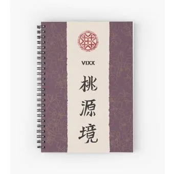 Vixx Spiral Notebook — White Casual Ver.