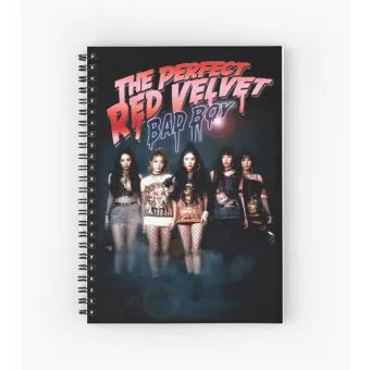 Red Velvet K pop Notebook Signature — Silver Premium Ver.
