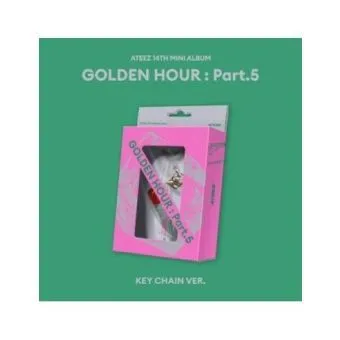 ATEEZ 14th Mini Album GOLDEN HOUR Part.5 KEY CHAIN Ver. SMART ALBUM