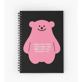 Super Junior Spiral Notebook — Black Classic Ver.