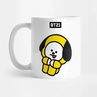 Bt21 K pop Mug CHIMMY — Green Premium Ver.